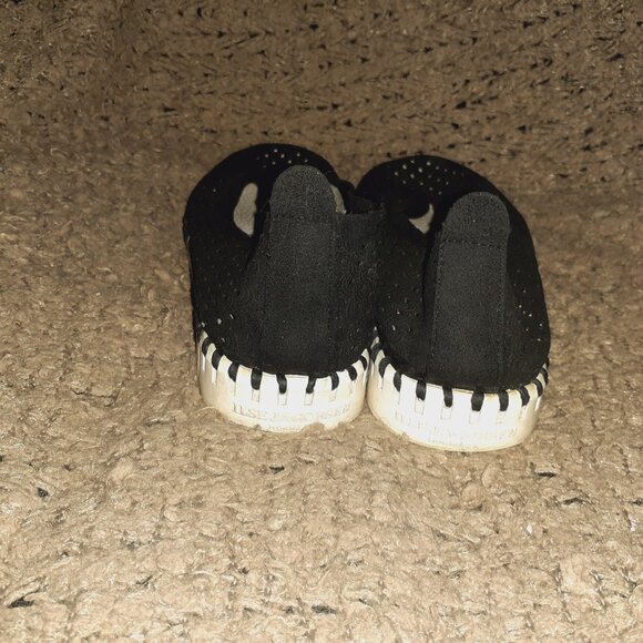 ILSE JACOBSEN-Tulip-Black Nubuck-Sz 38-Excellent - Picture 6 of 8